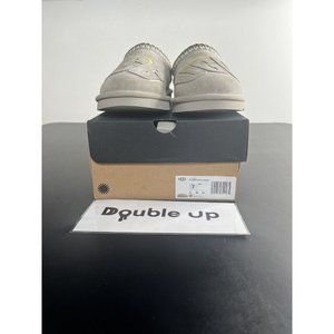 UGG Mens Tasman Graphic Slippers Suede Fur Sheepskin Taupe Gray Grey Size 7